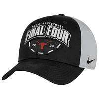 Men's Nike Black Texas Longhorns 2025 NCAA Women's Basketball Tournament March Madness Final Four Regional Champions Locker Room Adjustable Hat