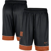 Short Nike Texas Longhorns Fast Break Performance pour homme, noir