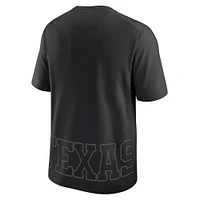 T-shirt Nike noir Texas Longhorns Primary Statement Performance pour homme