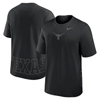 T-shirt Nike noir Texas Longhorns Primary Statement Performance pour homme