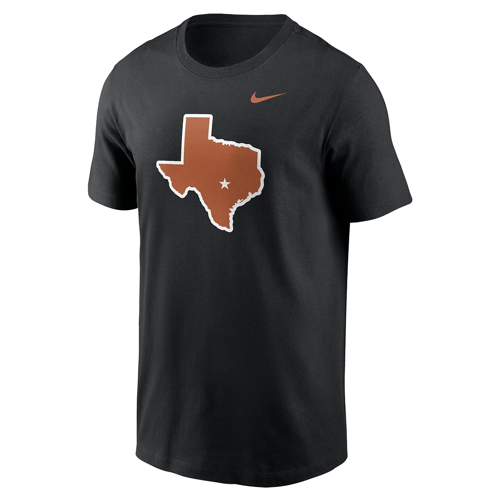 T-shirt Nike noir avec logo alternatif Texas Longhorns Primetime pour homme