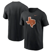 T-shirt Nike noir avec logo alternatif Texas Longhorns Primetime pour homme