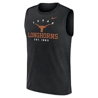 Men's Nike Black Texas Longhorns Primetime Legend Lock Up Performance Muscle Tank Top