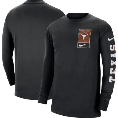 Texas Longhorns Nike Seasonal Max90 2-Hit Long Sleeve T-Shirt - Black