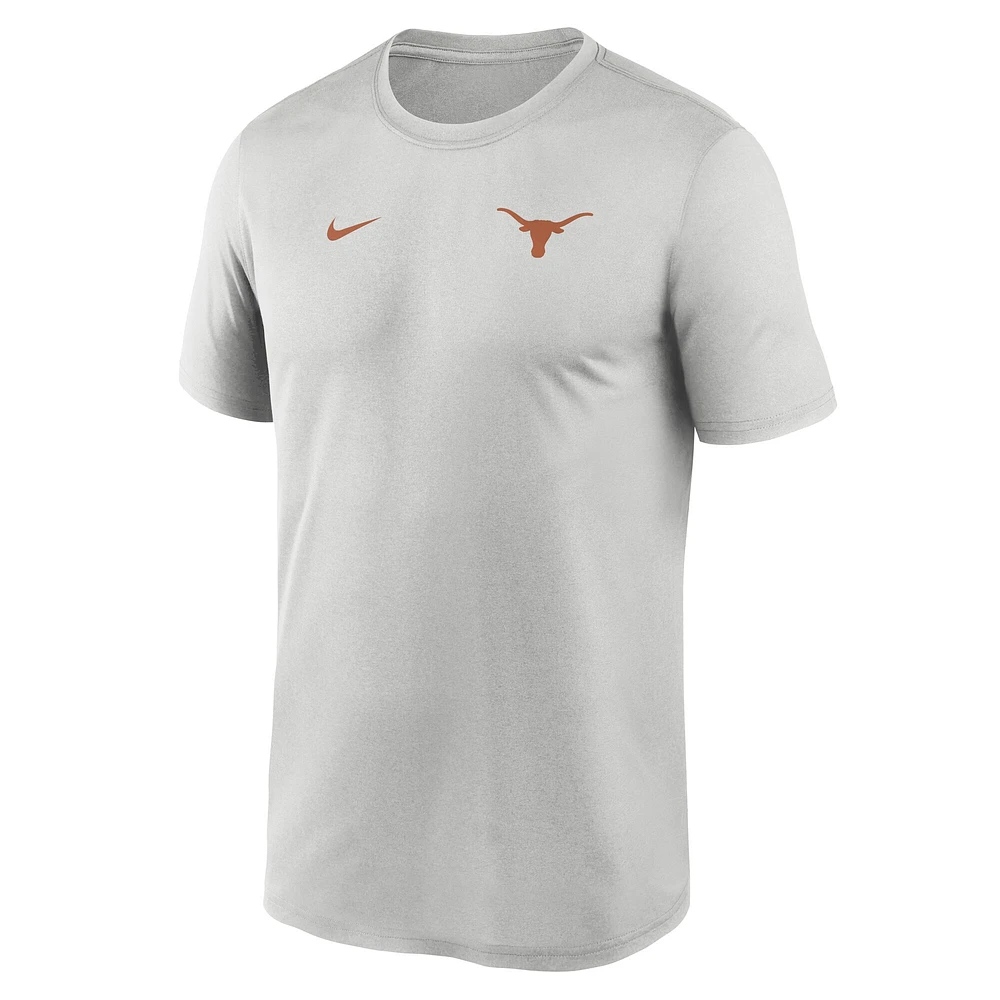 Men's Nike Texas Longhorns 2025 Sideline Small Logo Legend Performance T-Shirt