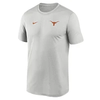 Men's Nike Texas Longhorns 2025 Sideline Small Logo Legend Performance T-Shirt