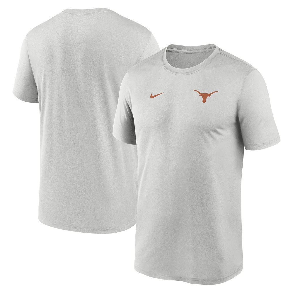 Men's Nike Texas Longhorns 2025 Sideline Small Logo Legend Performance T-Shirt