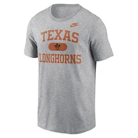 Men's Nike Heather Charcoal Texas Longhorns Legacy Alma Mater T-Shirt