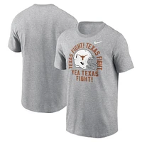 Men's Nike Heather Gray Texas Longhorns Local Song T-Shirt