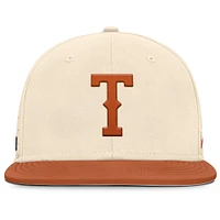 Men's Nike Natural Texas Longhorns On-Field Dugout True Performance Fitted Hat
