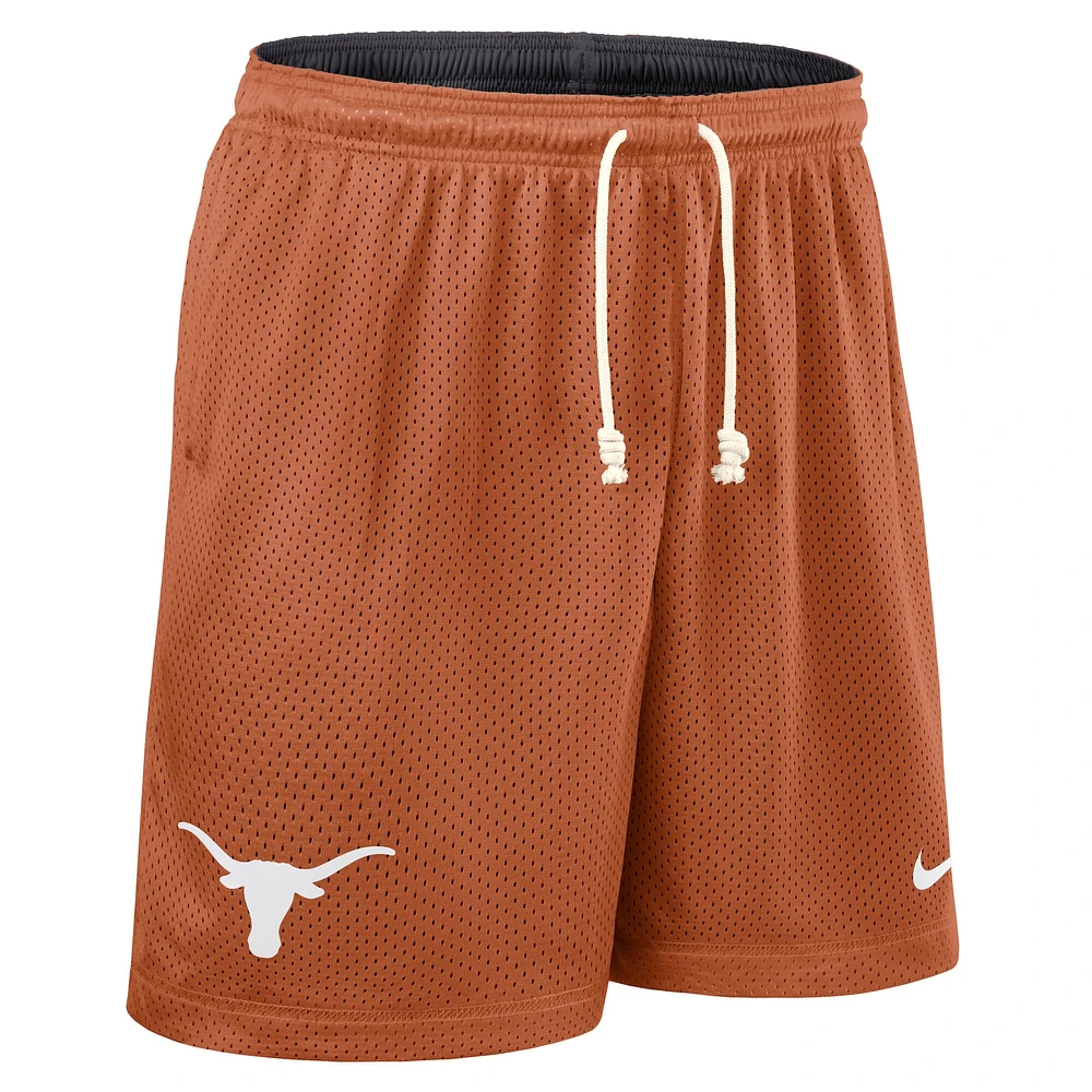 Men's Nike Texas Orange/Charcoal Longhorns 2025 Sideline Reversible Performance Shorts