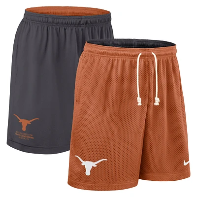 Men's Nike Texas Orange/Charcoal Longhorns 2025 Sideline Reversible Performance Shorts