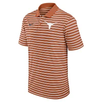 Men's Nike Texas Orange/White Longhorns Primetime Victory Striped Performance Polo