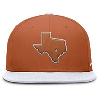 Men's Nike Texas Orange/White Longhorns Two-Tone Primetime Performance Fitted Hat