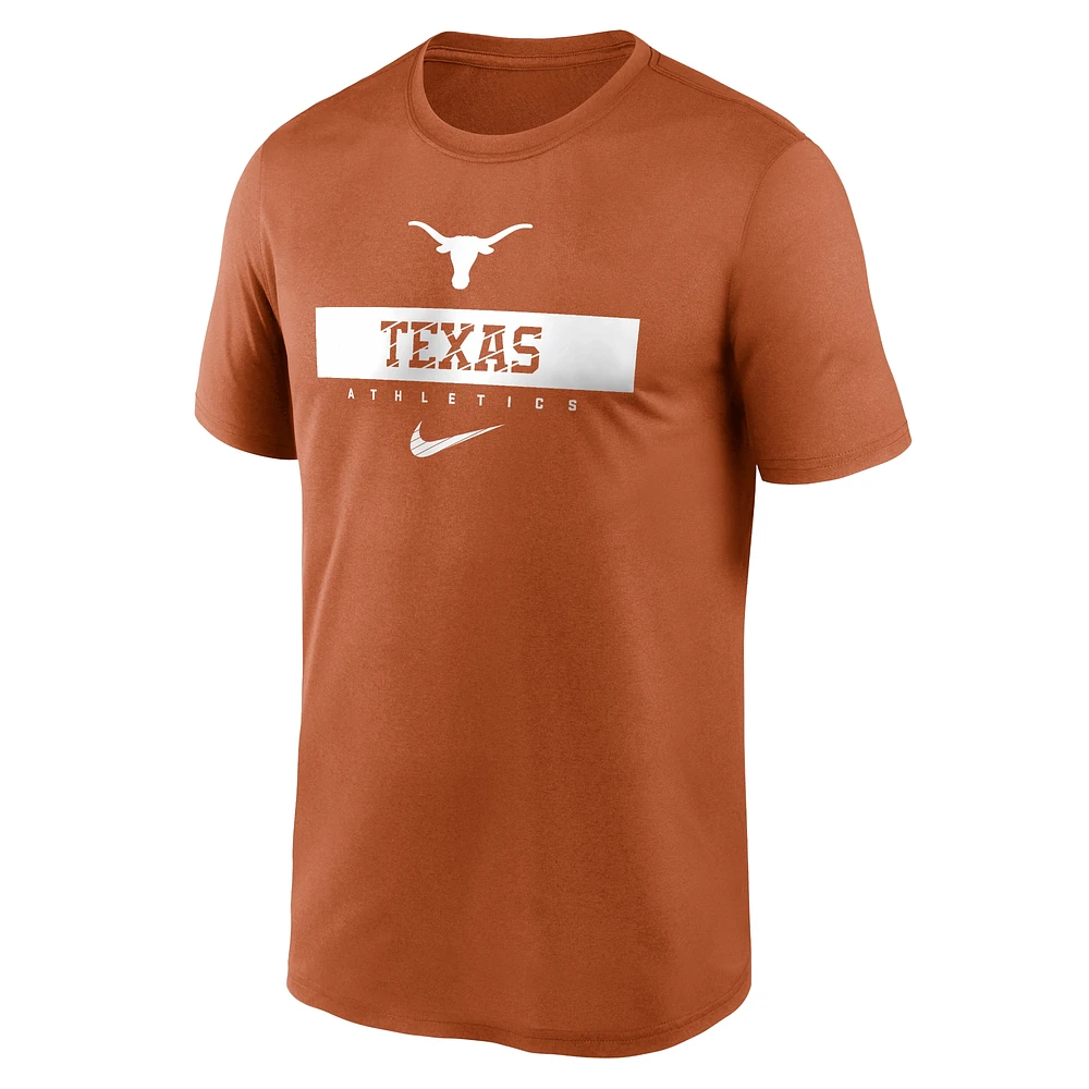 Men's Nike Texas Orange Longhorns 2024 Sideline Legend Performance  T-Shirt