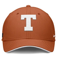 Men's Nike Texas Orange Longhorns 2025 Dugout Coaches Rise Swoosh Performance Flex Hat