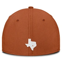Men's Nike Texas Orange Longhorns 2025 Dugout Coaches Rise Swoosh Performance Flex Hat