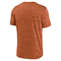 T-shirt Nike orange Texas Longhorns 2025 Sideline Velocity Performance pour homme