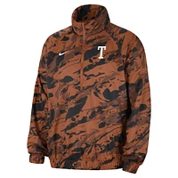 Men's Nike Texas Orange Longhorns Anorak Half-Zip Jacket