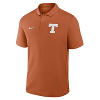 Men's Nike Texas Orange Longhorns Baseball Logo Victory Performance Polo