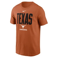 T-shirt Nike orange Texas Longhorns Campus Endzone pour homme