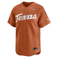 Maillot de baseball Nike Texas Orange Longhorns College Limited pour homme