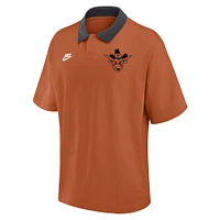 Polo Nike Texas Orange Longhorns Legacy Jersey Club pour homme