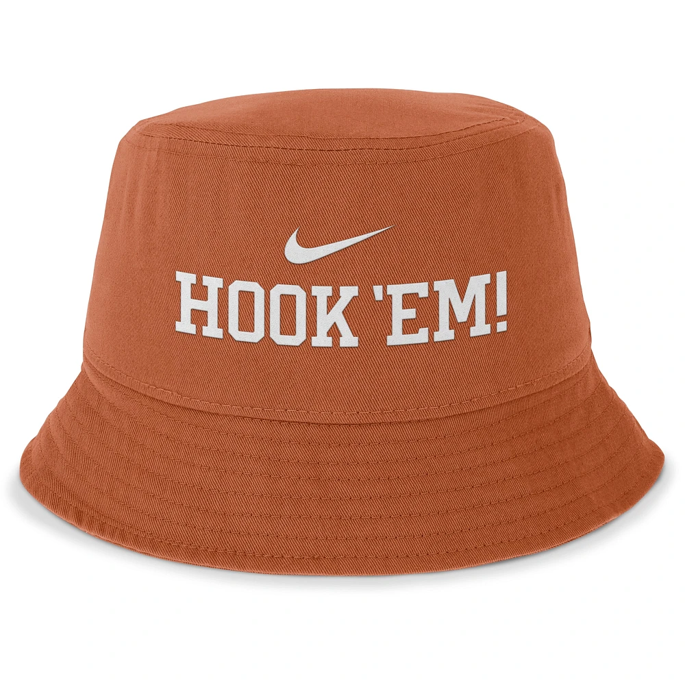 Chapeau bob Texas Longhorns Local Apex Nike pour homme