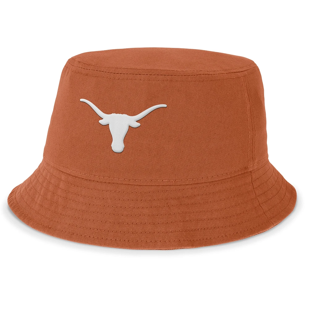 Chapeau bob Texas Longhorns Local Apex Nike pour homme