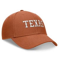 Casquette réglable à hauteur locale Nike Texas Orange Texas Longhorns pour homme