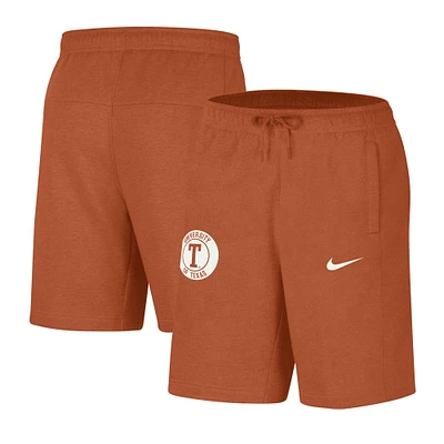 Short Nike Texas Orange Longhorns avec logo pour homme