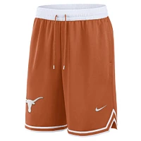 Short de basket-ball Nike Texas Orange Longhorns Performance pour homme