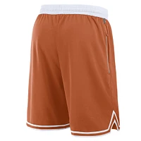 Short de basket-ball Nike Texas Orange Longhorns Performance pour homme