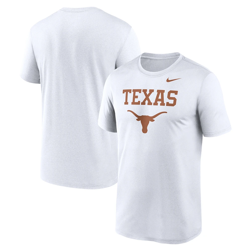 Men's Nike Texas Longhorns Lockup Legend Performance T-Shirt