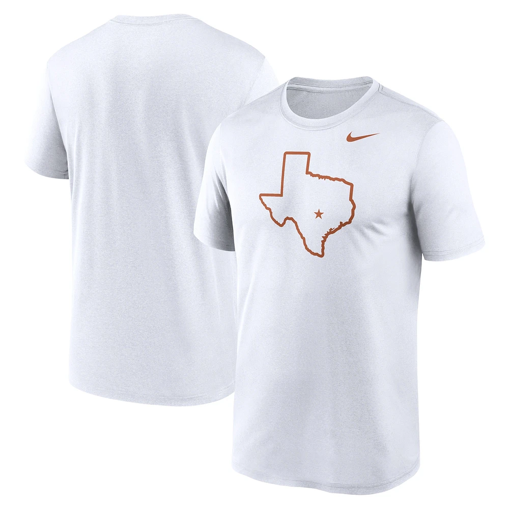 T-shirt Nike blanc Texas Longhorns Primetime Legend Alternate Logo pour homme