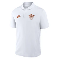 Polo Nike blanc Texas Longhorns Primetime Victory Legacy Vault Performance pour homme