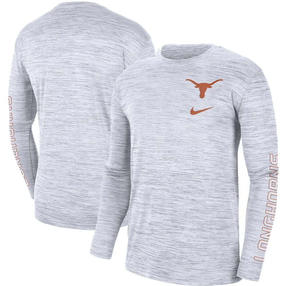 Nike Texas Longhorns White Team Logo Legend Performance T-Shirt Size: Medium