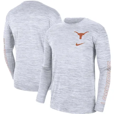 Men's Nike Navy Dallas Cowboys Sideline Team Velocity Performance Long Sleeve T-Shirt Size: Medium