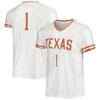 Maillot de basket-ball Texas Longhorns blanc marque rétro originale pour hommes