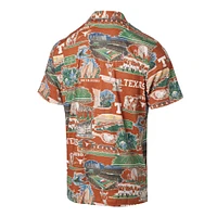 Polo Reyn Spooner Burnt Orange Texas Longhorns Scenic pour homme