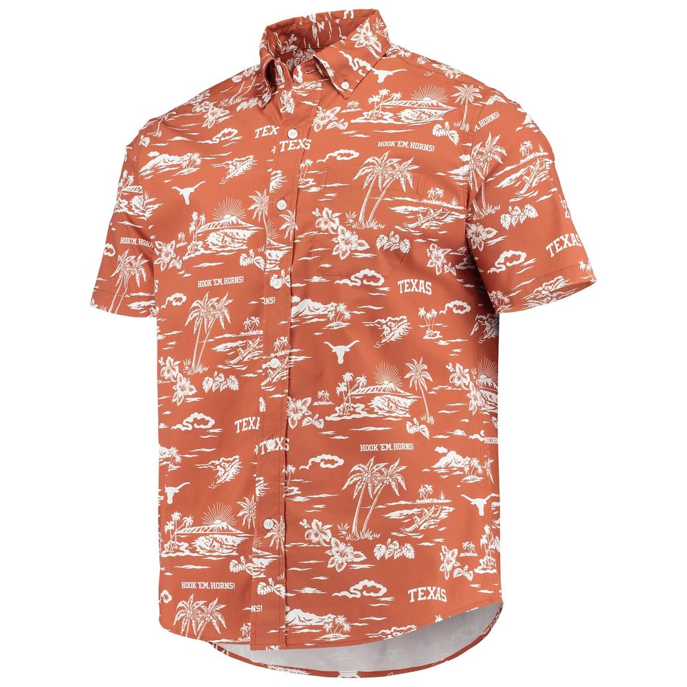 Men's Reyn Spooner Texas Orange Longhorns Classic Button-Down Shirt