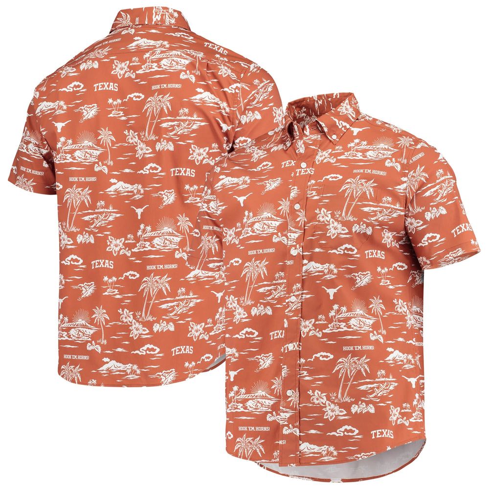 Men's Reyn Spooner Texas Orange Longhorns Classic Button-Down Shirt