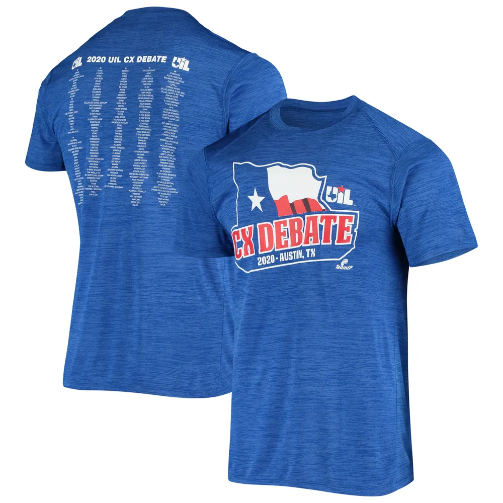 Men's Royal 2020 UIL CX Debate Space Dye T-Shirt