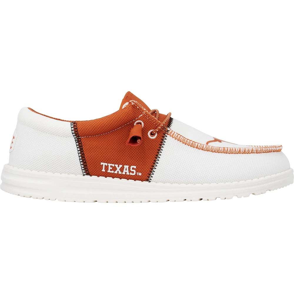 Chaussures décontractées Texas Orange Longhorns Wally pour hommes