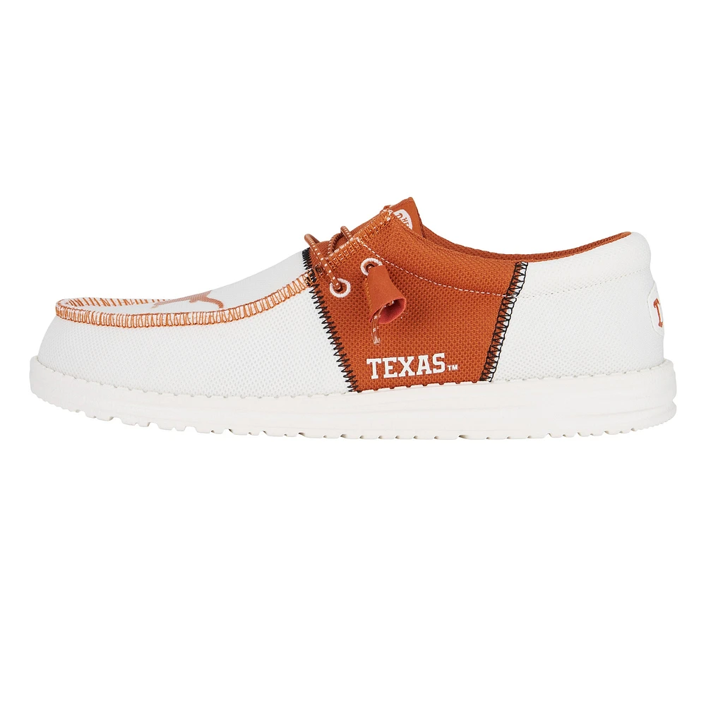 Chaussures décontractées Texas Orange Longhorns Wally pour hommes