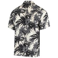 Men's Tommy Bahama Black Texas Longhorns Harbor Island Hibiscus Button-Up Shirt