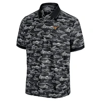 Men's Tommy Bahama Black Texas Longhorns Sport Bay View Polo