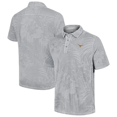 Men's Tommy Bahama Gray Texas Longhorns Big & Tall Sport Santiago Paradise Polo