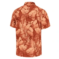 Chemise boutonnée orange Texas Longhorns Coast Nuevo Fronds pour homme Tommy Bahama