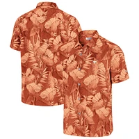 Men's Tommy Bahama Orange Texas Longhorns Coast Nuevo Fronds Button-Up Shirt